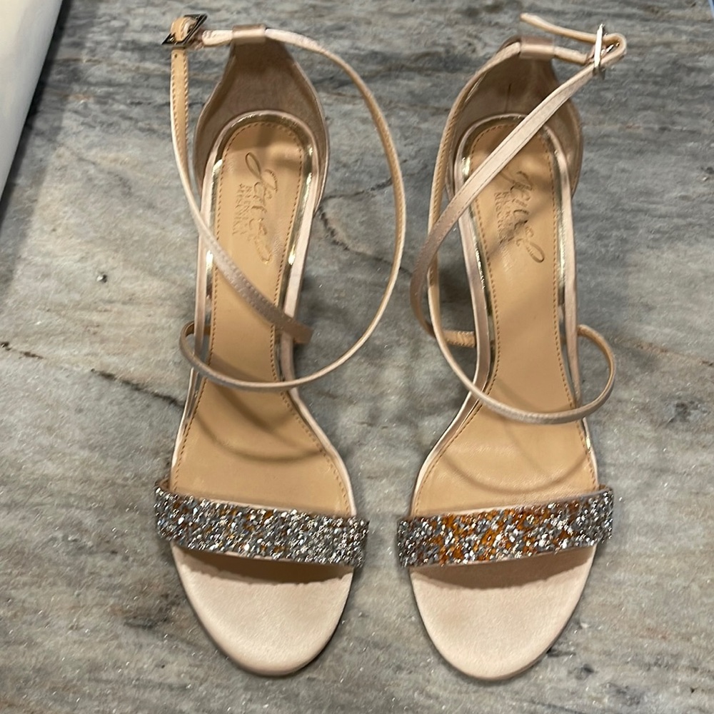 Jewel Badgley Mischka Nanna Evening Heel
